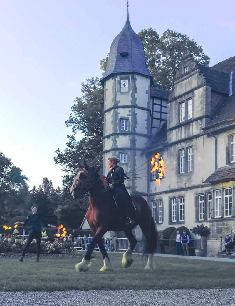 PferdeStark Abendshow Shire on Fire